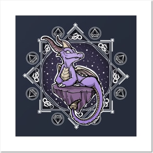 Violet Dragon Posters and Art